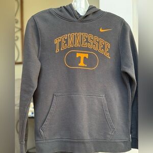 Nike Gray Crewneck Hoodie with Orange Tennessee Logo